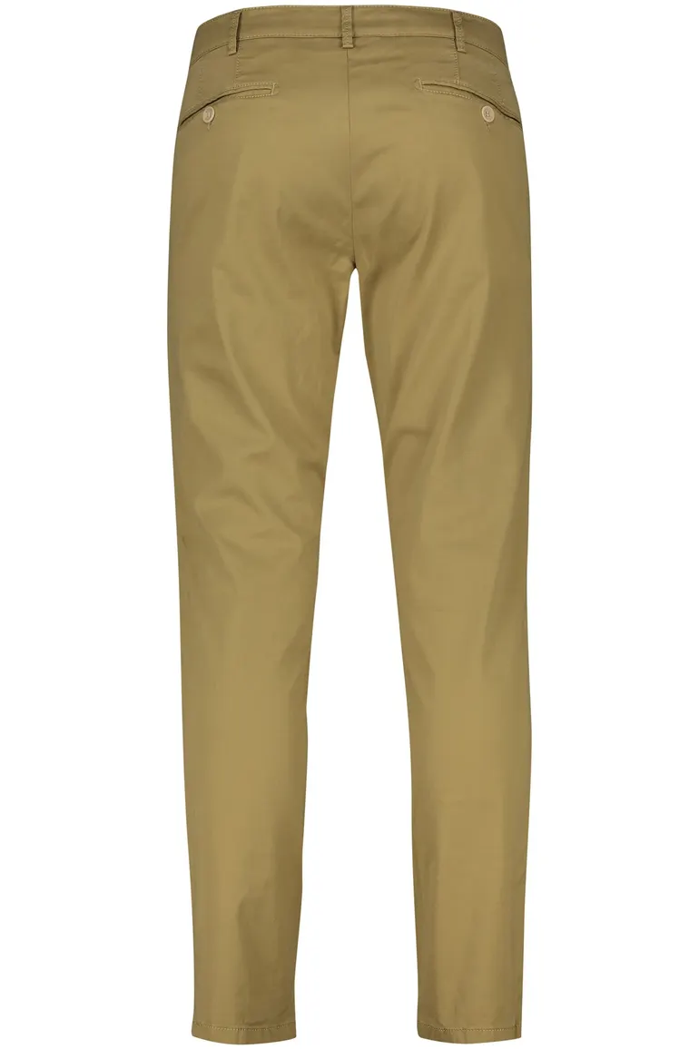 Meyer Pantalon katoen bruin modern fit