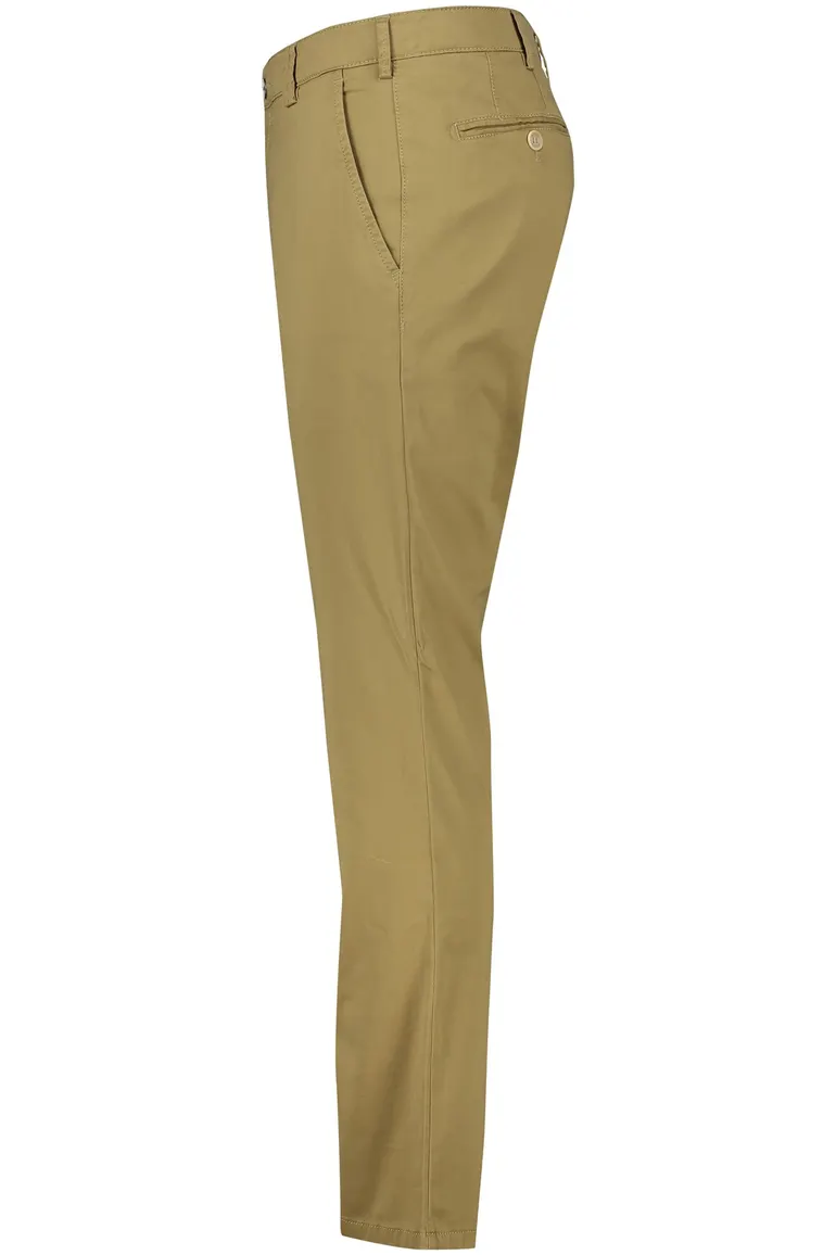 Meyer Pantalon katoen bruin modern fit