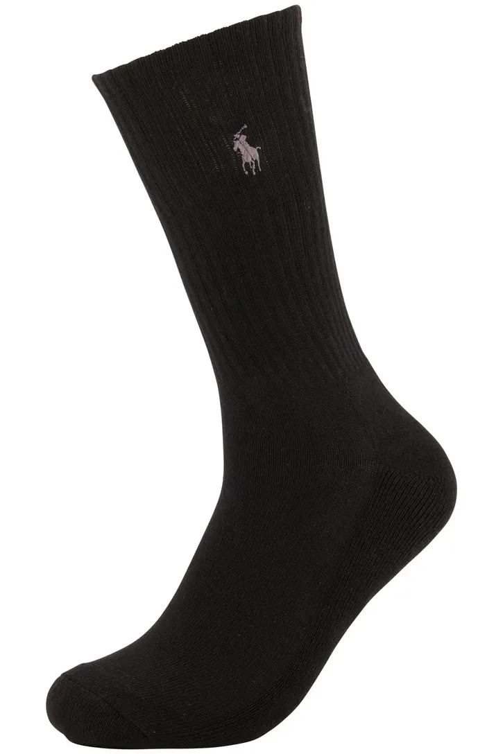 3-pack Polo Ralph Lauren sokken zwart katoen