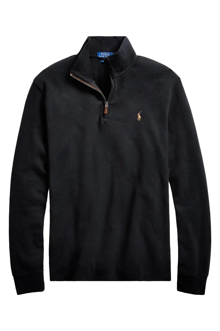 Polo Ralph Lauren trui zwart half zip big & tall