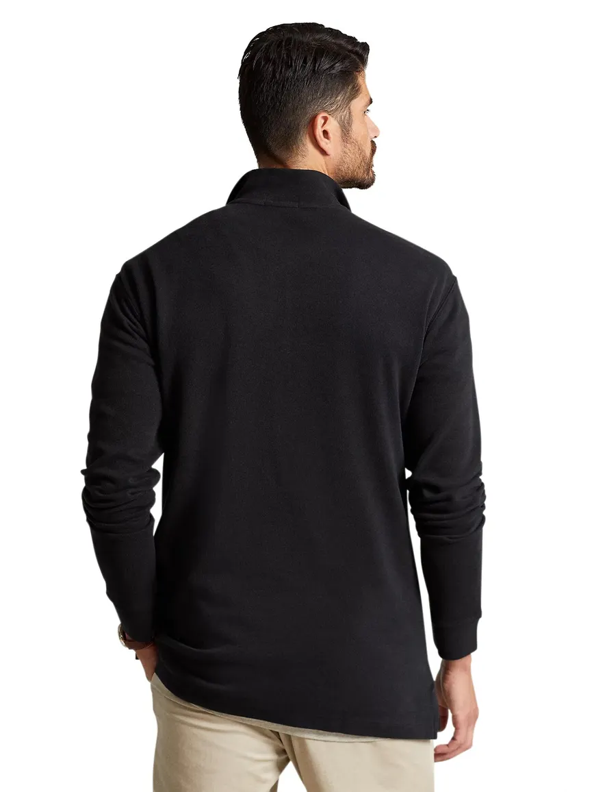 Polo Ralph Lauren trui zwart half zip big & tall