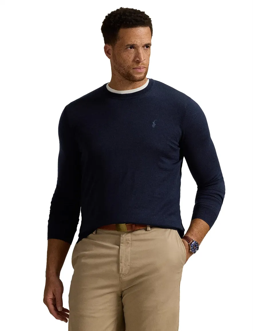 trui donkerblauw Polo Ralph Lauren Big & Tall