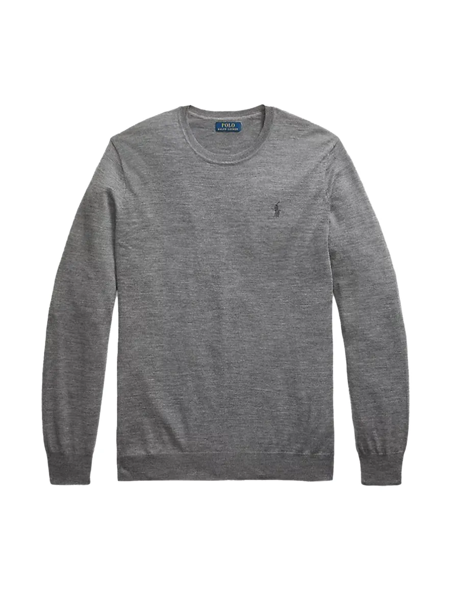 Polo Ralph Lauren trui grijs merino