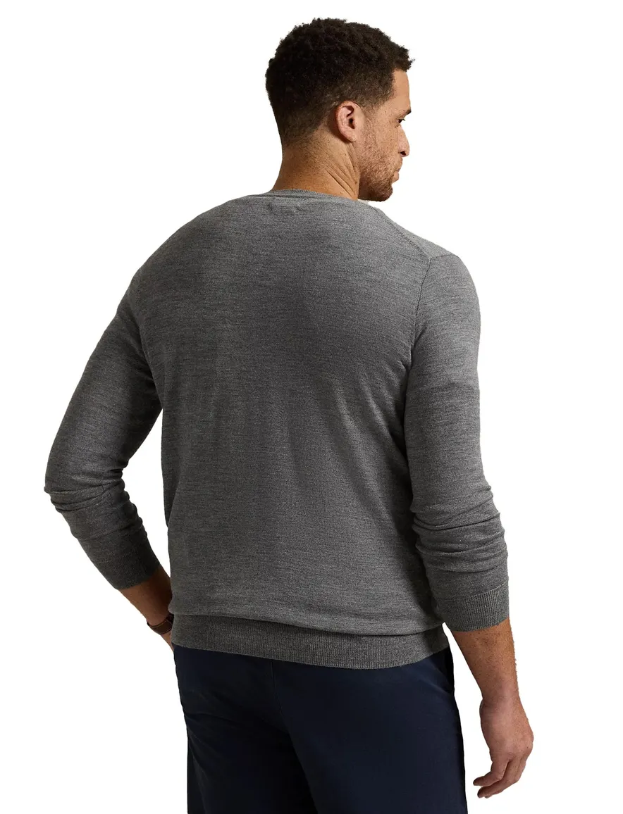 Polo Ralph Lauren trui grijs merino