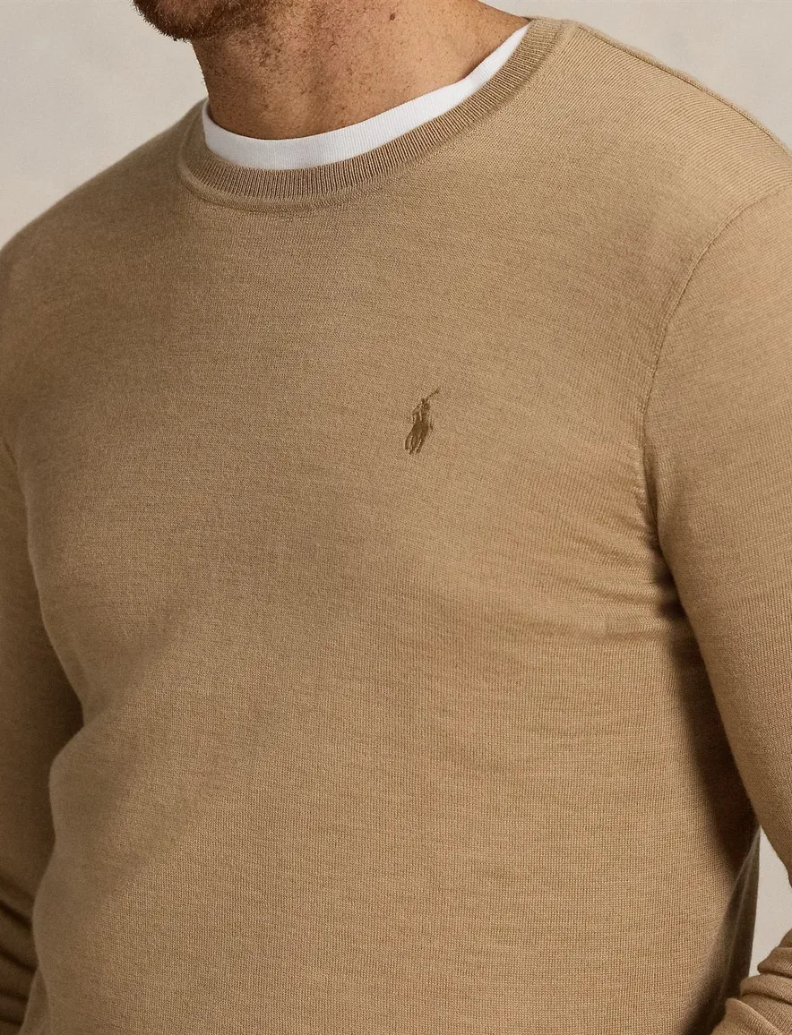 Polo Ralph Lauren trui beige merino wol