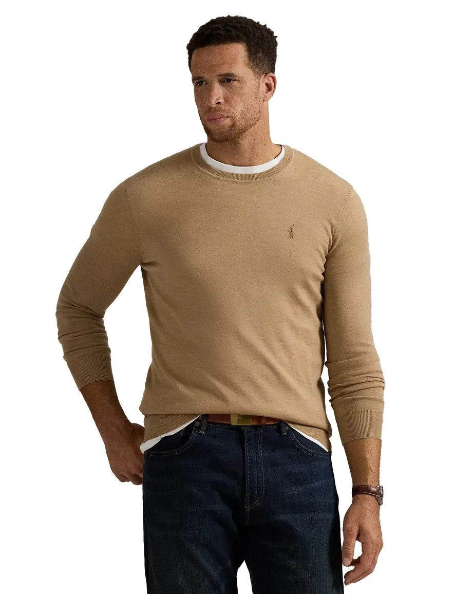 Polo Ralph Lauren trui beige merino wol