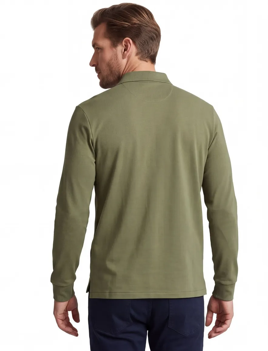 Polo Ralph Lauren polo groen effen Big & Tall