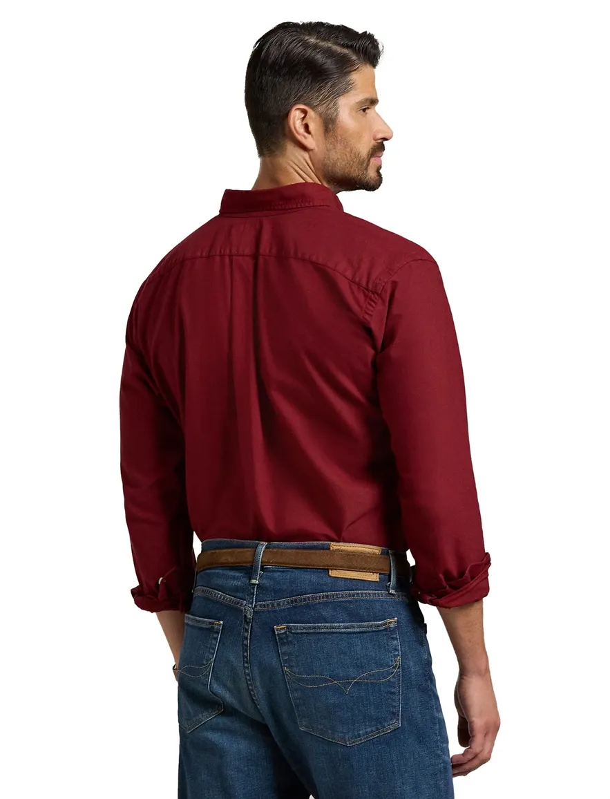 Polo Ralph Lauren overhemd bordeaux Big & Tall