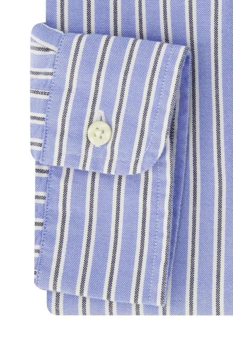 Polo Ralph Lauren overhemd gestreept blauw Big & Tall