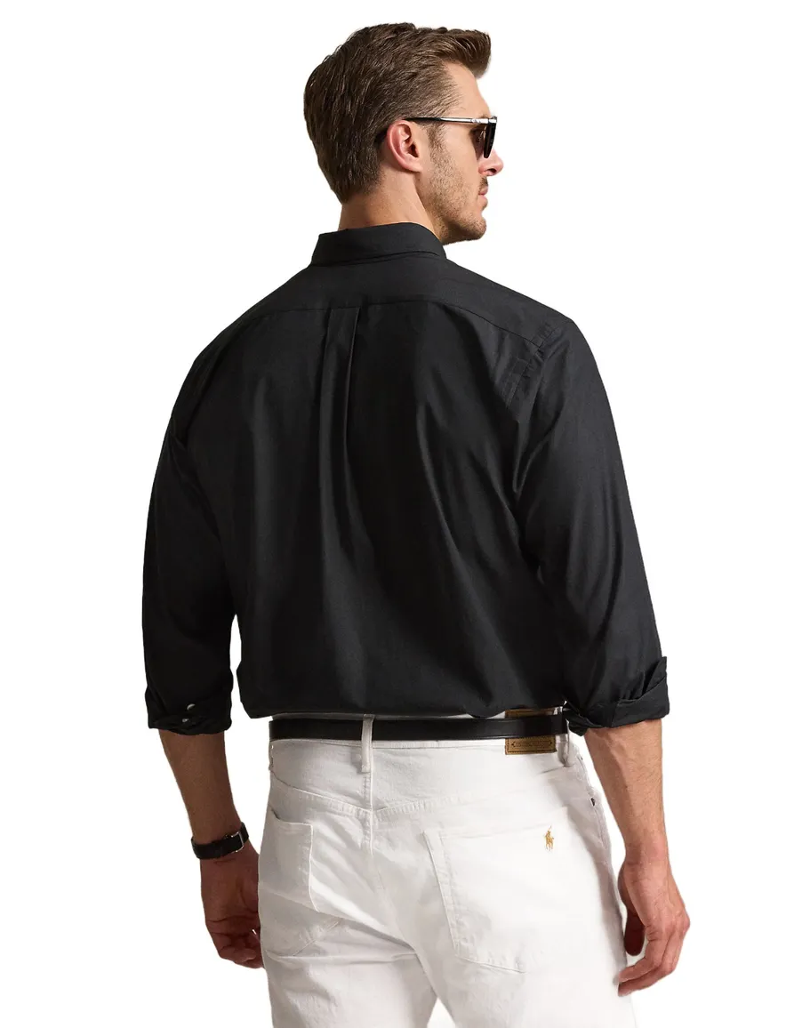 Polo Ralph Lauren overhemd zwart Big & Tall
