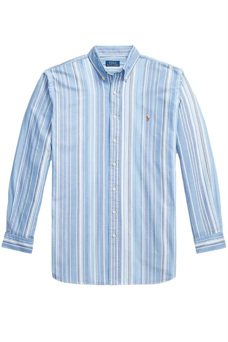 Polo Ralph Lauren overhemd blauw gestreept Big & Tall