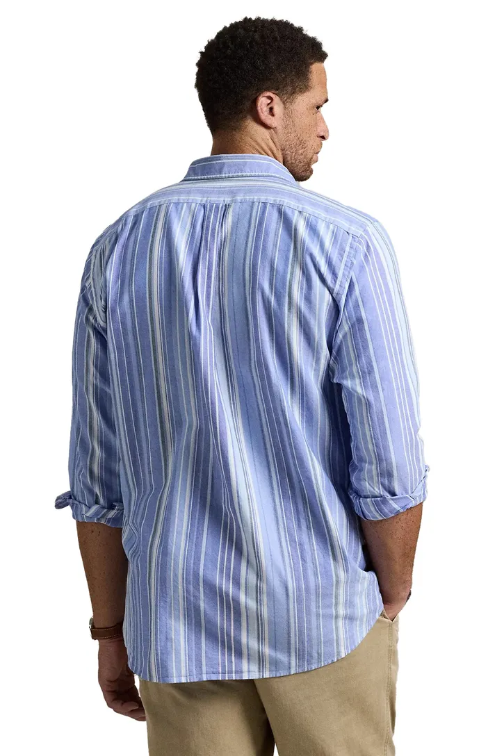 Polo Ralph Lauren overhemd blauw gestreept Big & Tall
