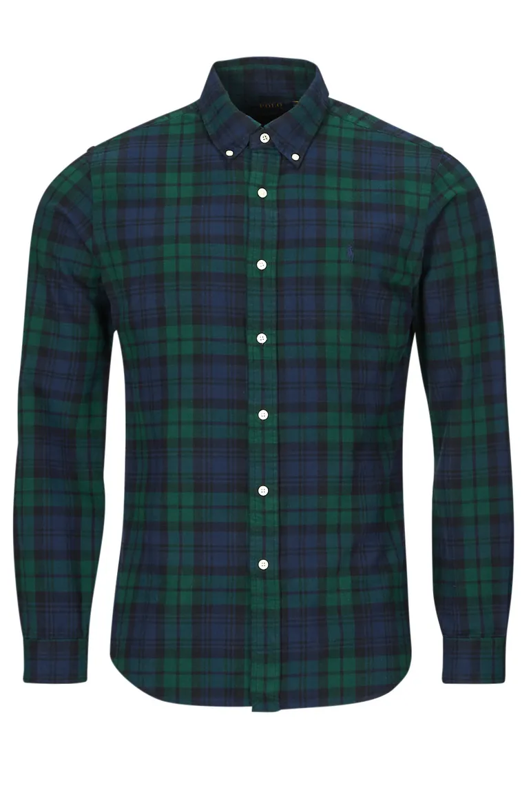 Polo Ralph Lauren overhemd navy groen geruit Big & Tall