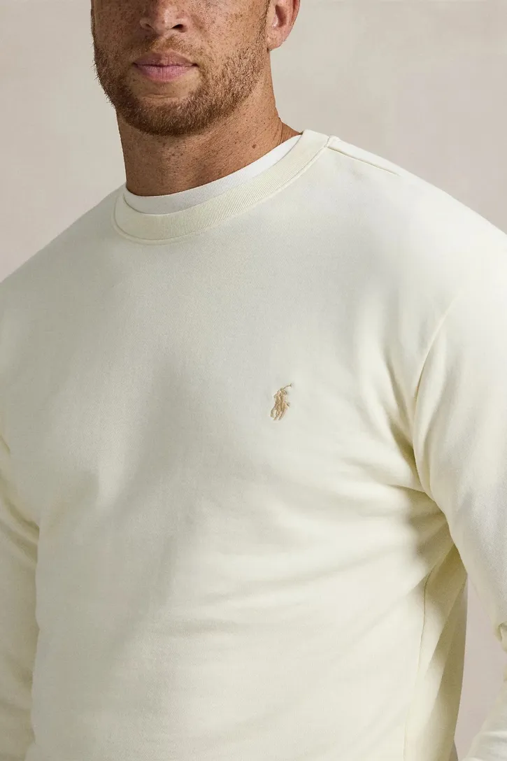 sweater Polo Ralph Lauren Big & Tall creme ronde hals