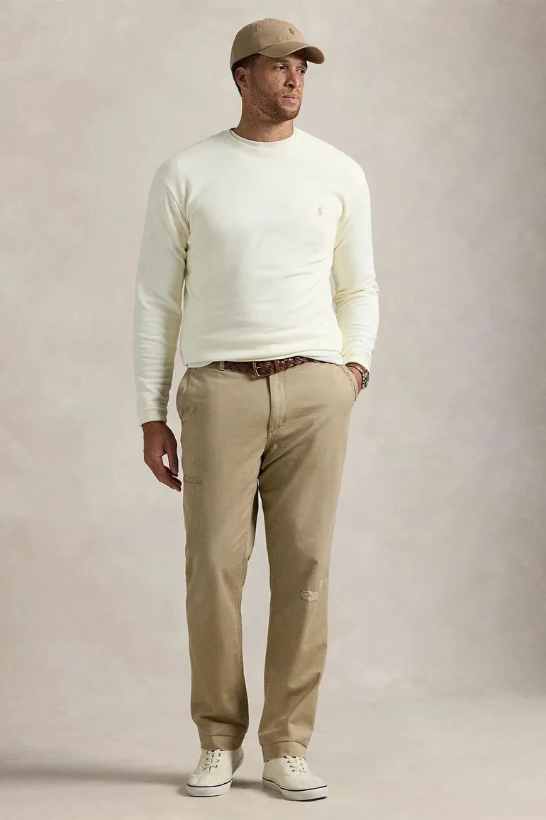 Polo Ralph Lauren Big & Tall sweater creme effen
