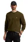 katoenen Ralph Lauren sweater donkergroen effen Big & Tall