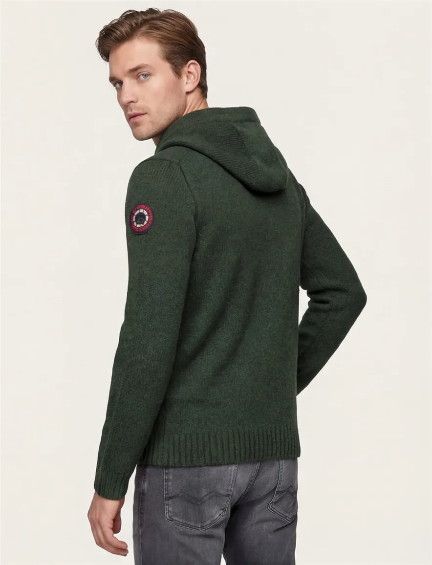 Aeronautica Militare vest groen gebreid