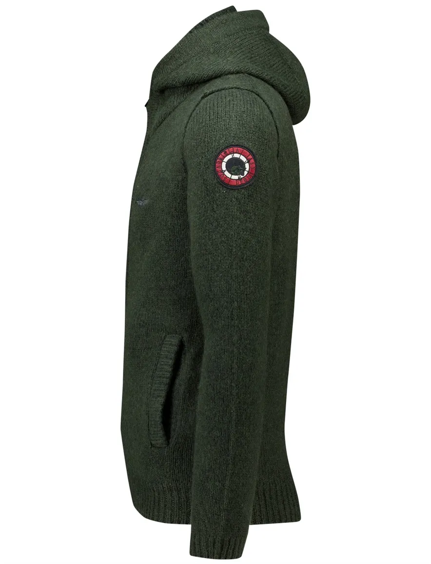 Aeronautica Militare vest groen gebreid