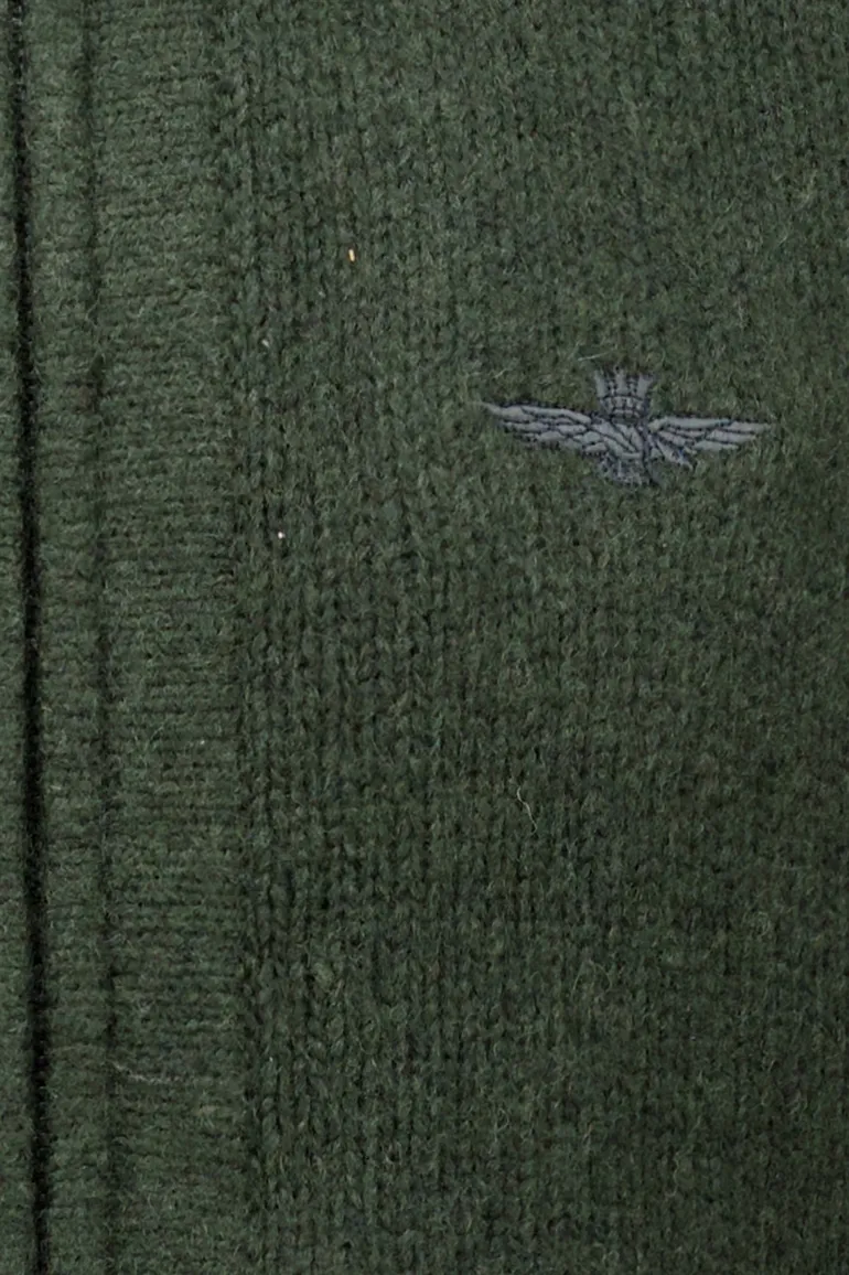 Aeronautica Militare vest groen gebreid