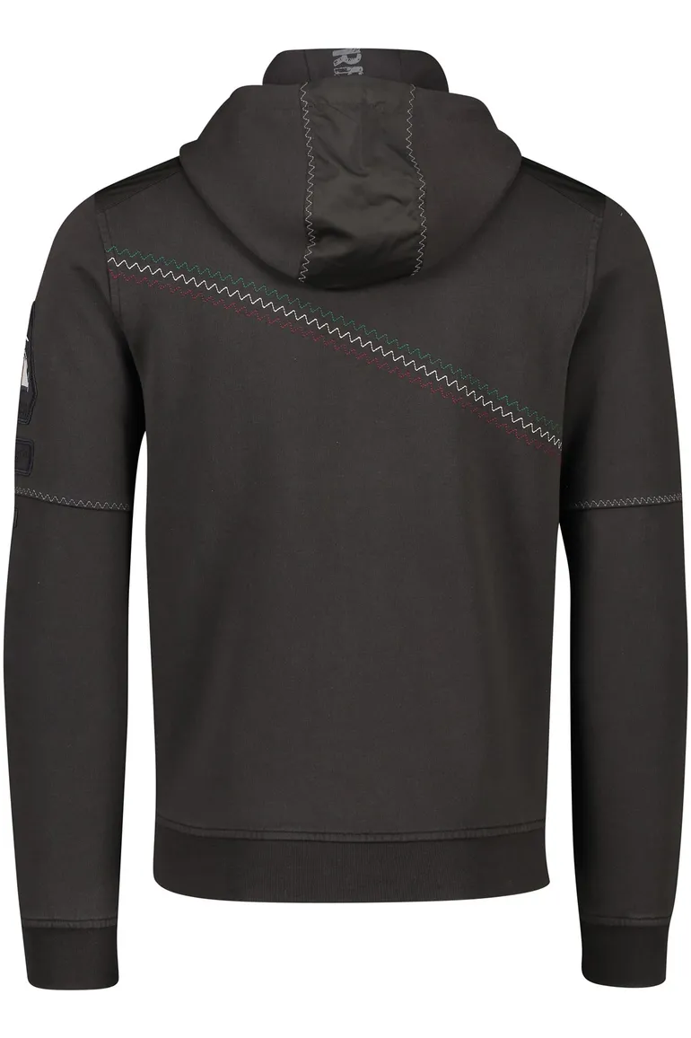 Aeronautica Militare vest outdoor antraciet rits