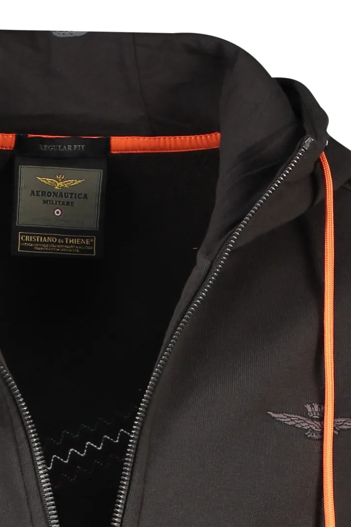 Paul & Shark vest antraciet effen outdoor rits