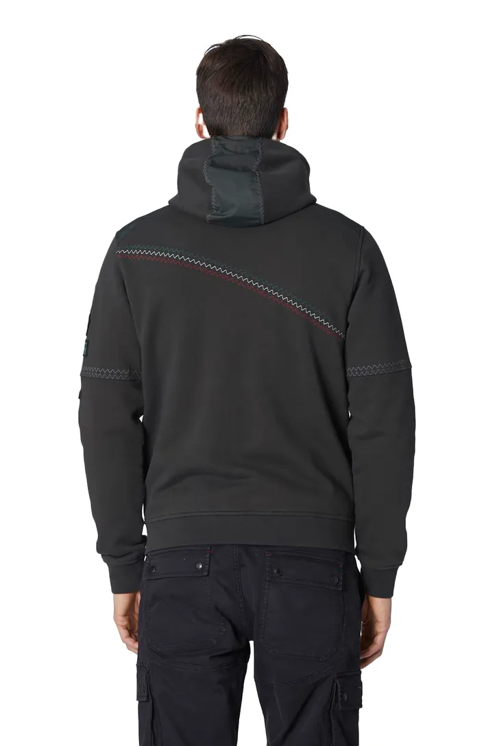 Paul & Shark vest antraciet effen outdoor rits