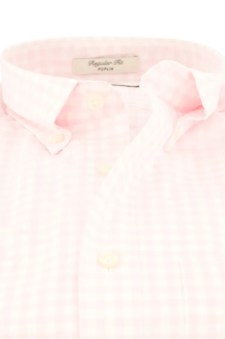 Gant overhemd roze geruit button-down