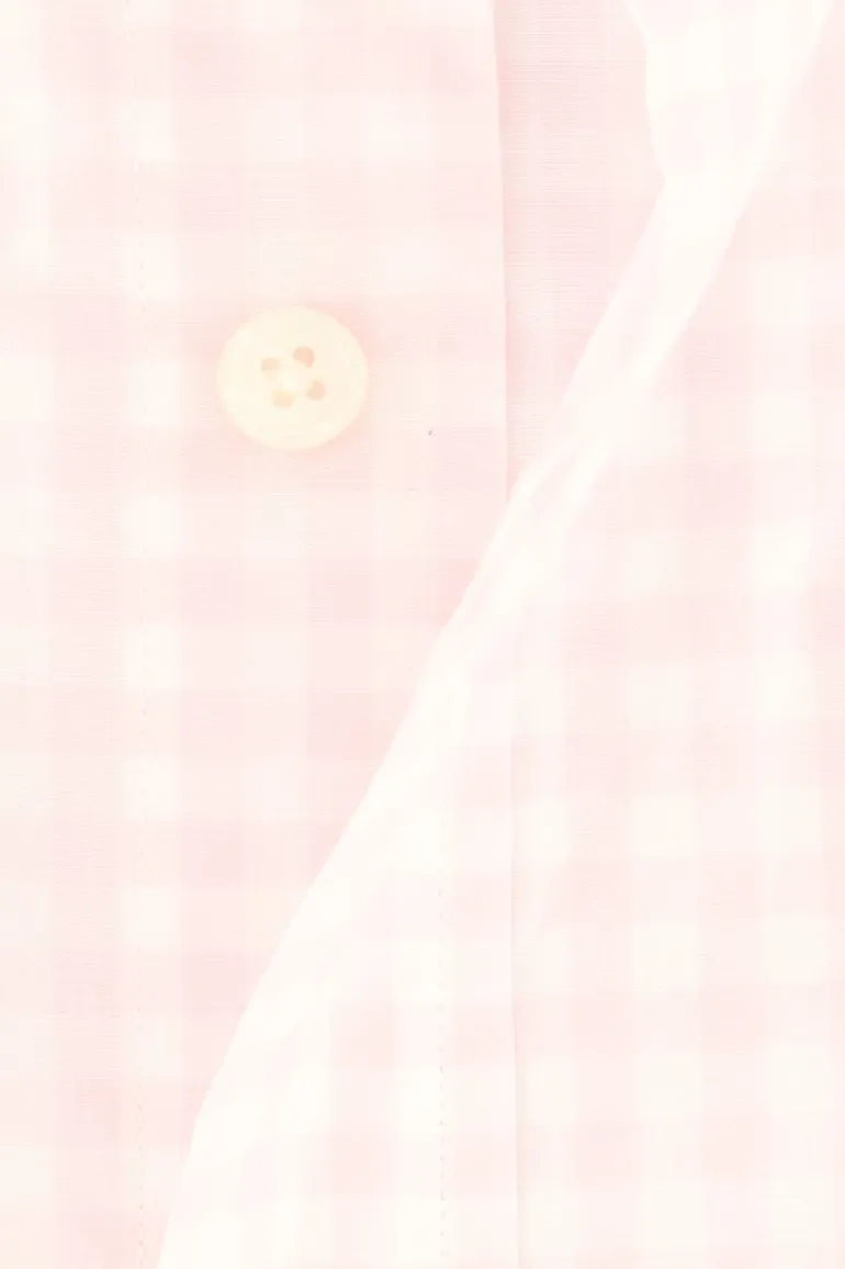 Gant overhemd roze geruit button-down