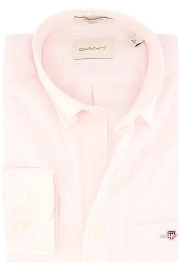 Gant Gant overhemd roze gestreept button-down
