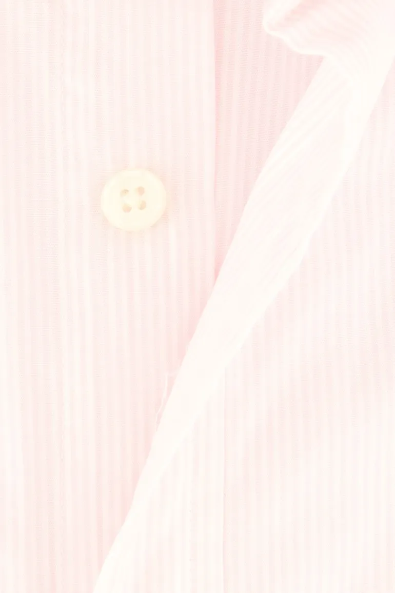Gant overhemd roze gestreept button-down katoen normale fit
