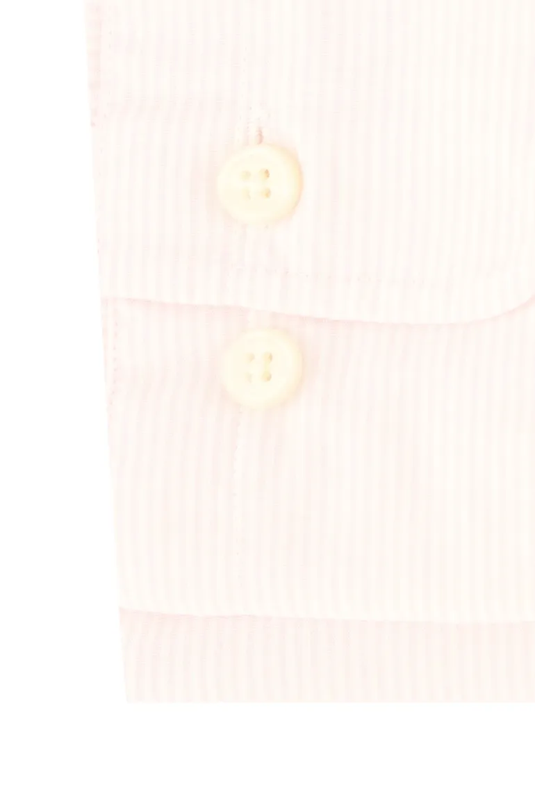 Gant overhemd roze gestreept button-down katoen normale fit