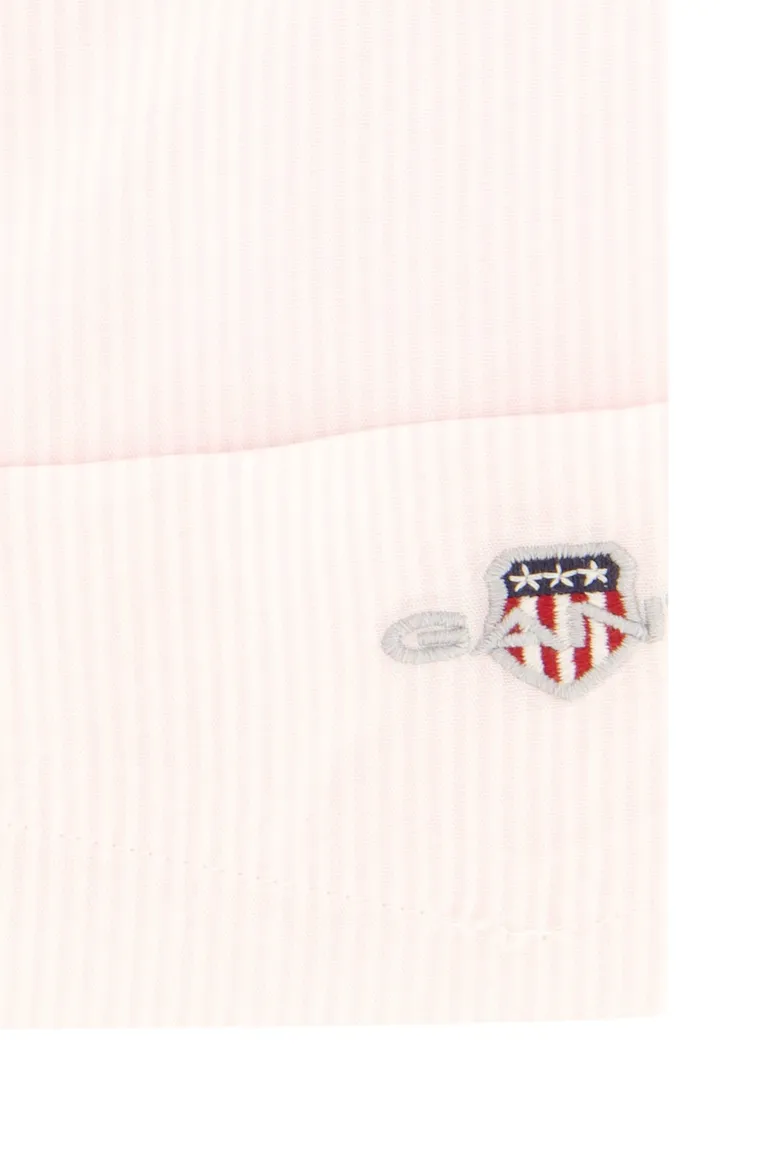 Gant overhemd roze gestreept button-down katoen normale fit