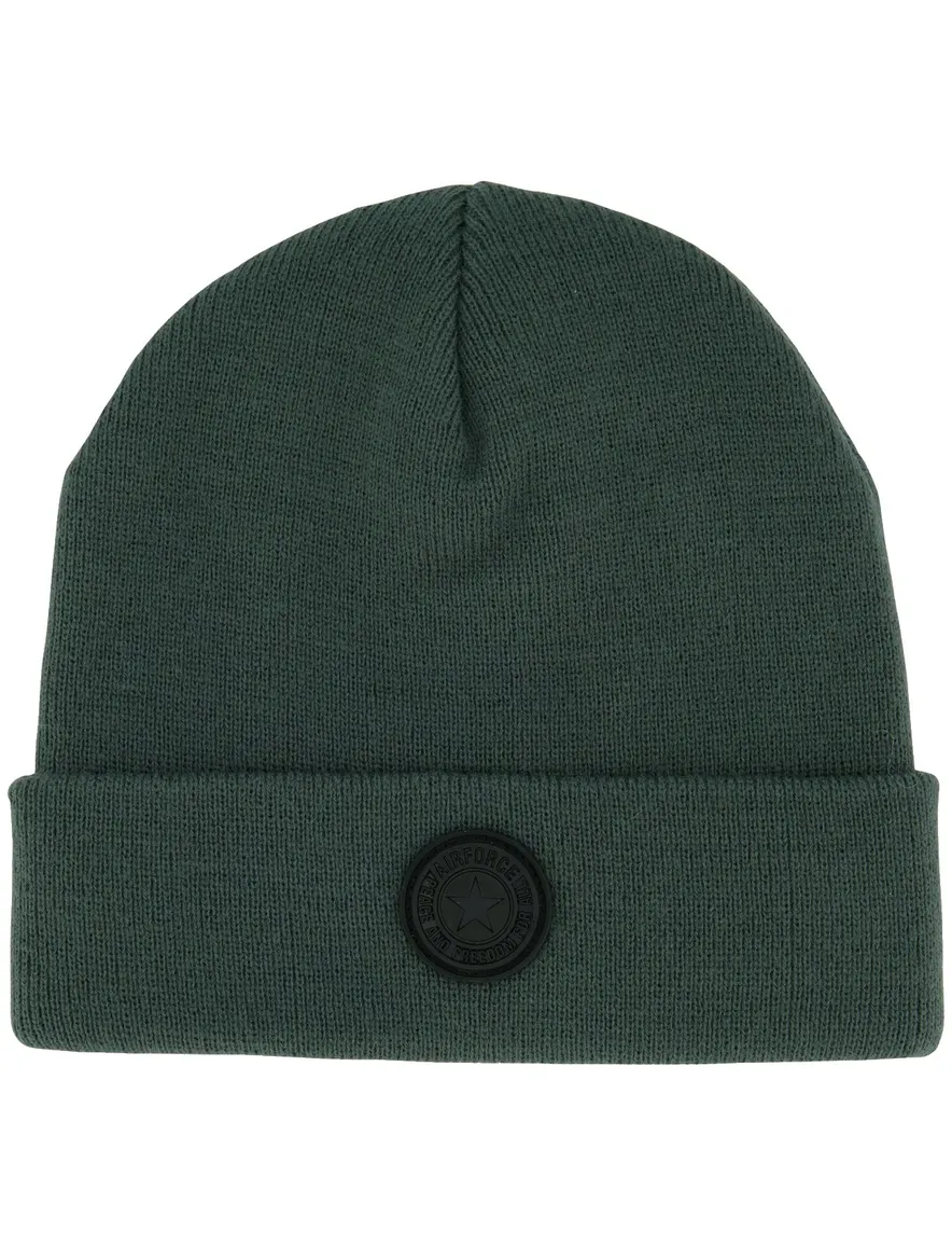 Airforce muts groen acryl