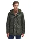 Barbour waxjas effen donkergroen katoen winterjas