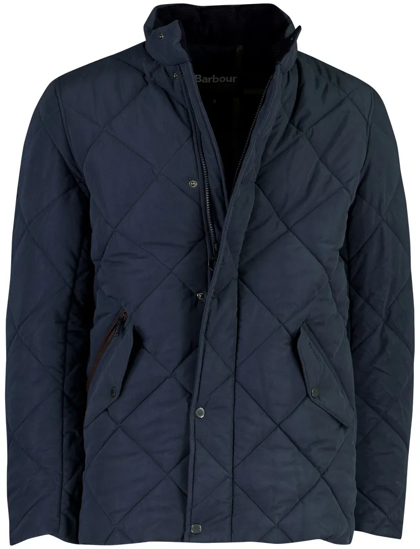 Jas Barbour gevoerddonkerblauw