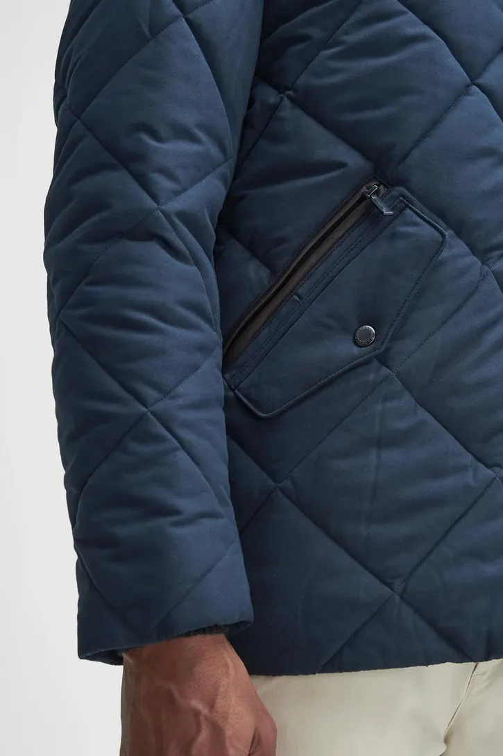 Jas Barbour gevoerddonkerblauw
