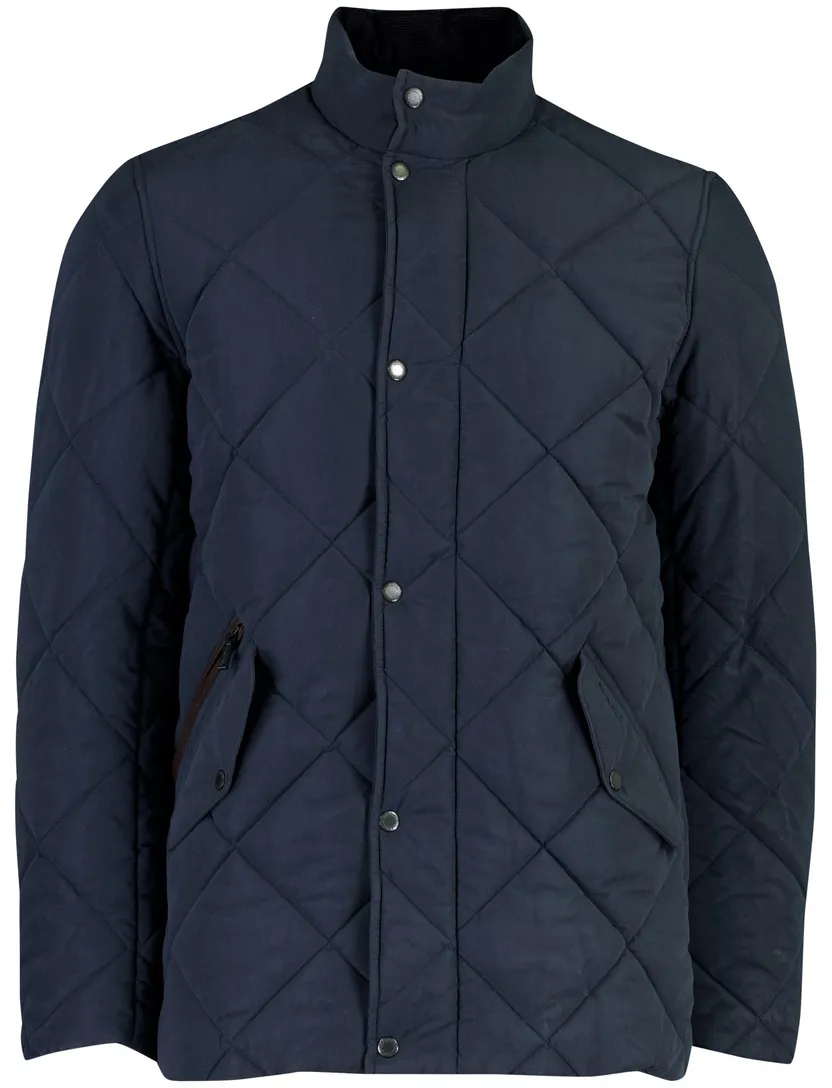 Jas Barbour gevoerddonkerblauw