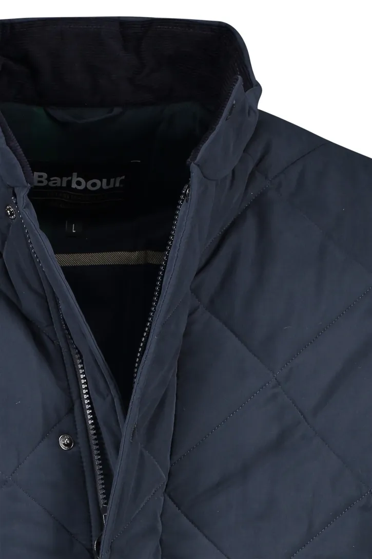 Barbour tussenjas donkerblauw normale fit