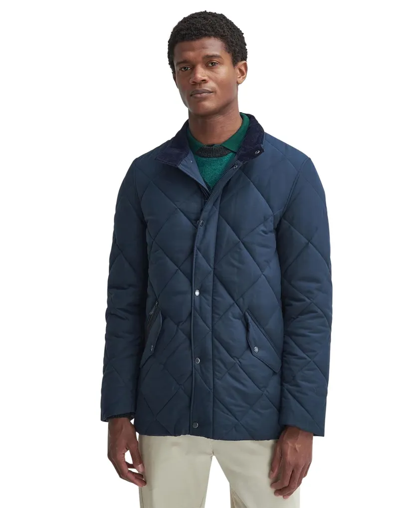 Jas Barbour gevoerddonkerblauw