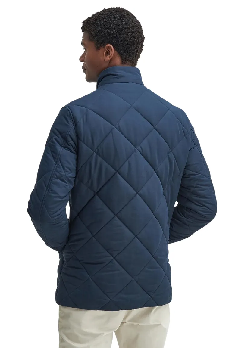 Barbour gevoerde jas donkerblauw