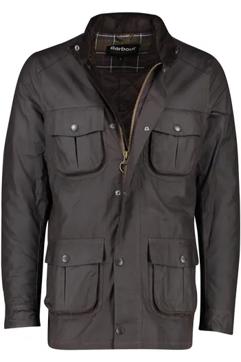 Barbour Barbour waxjas bruin uni katoen Normale Fit
