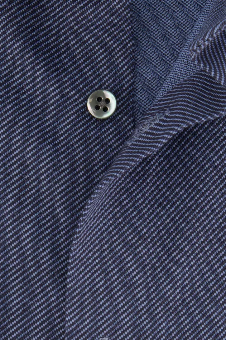 Overhemd Desoto Luxury blauw stretch