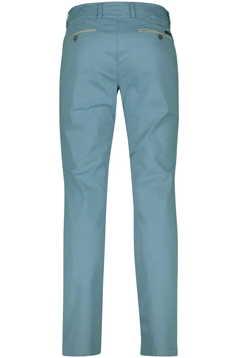 Gardeur Pantalon effen blauw normale fit