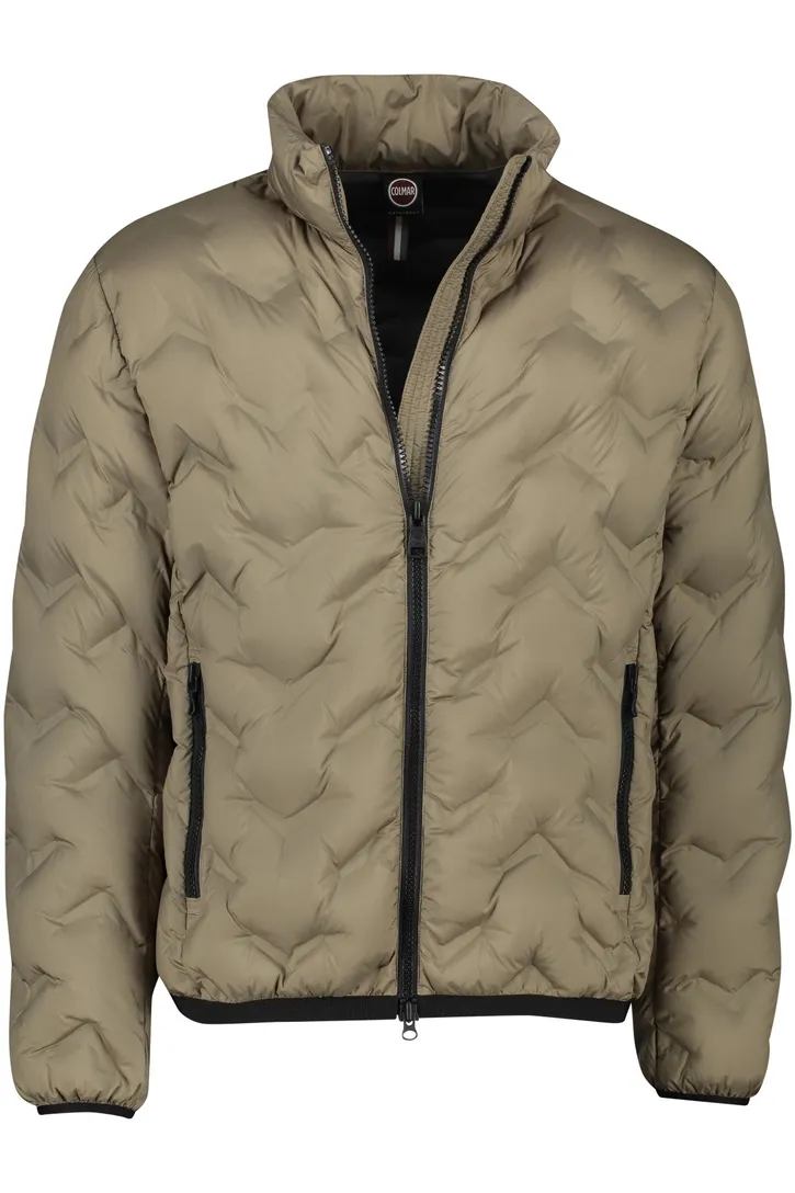 Colmar tussenjas khaki slim fit effen