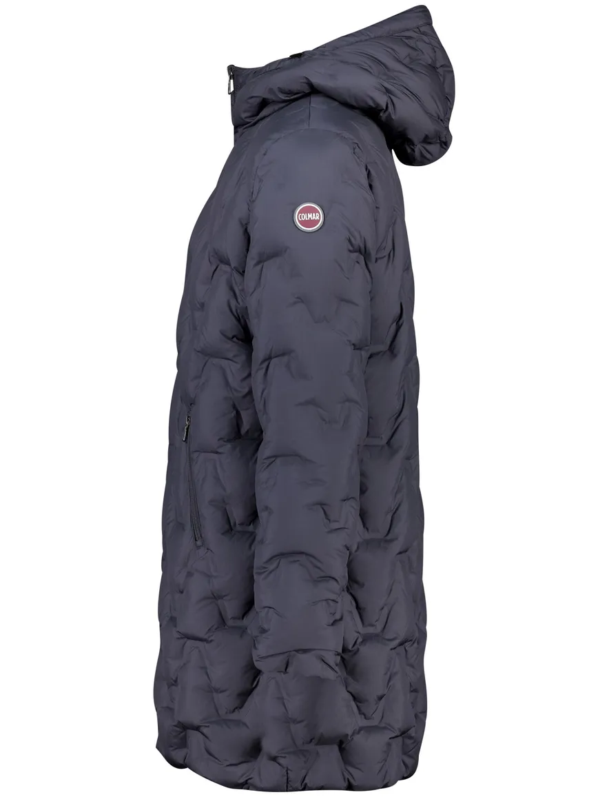 Colmar winterjas dubbelzijdig donkerblauw