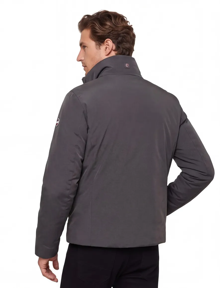 Colmar tussenjas reversible groen uni slim fit