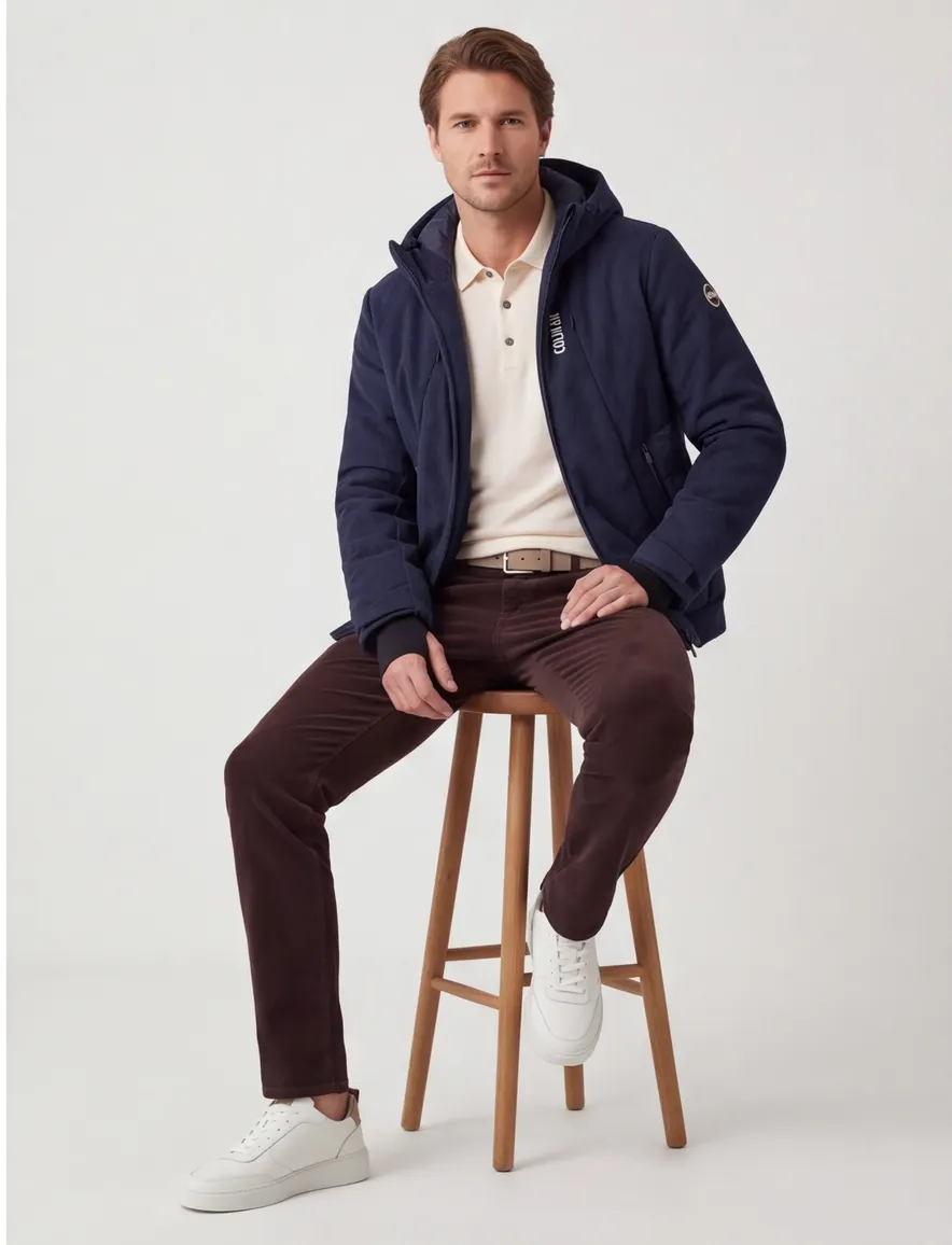 Colmar skijack donkerblauw