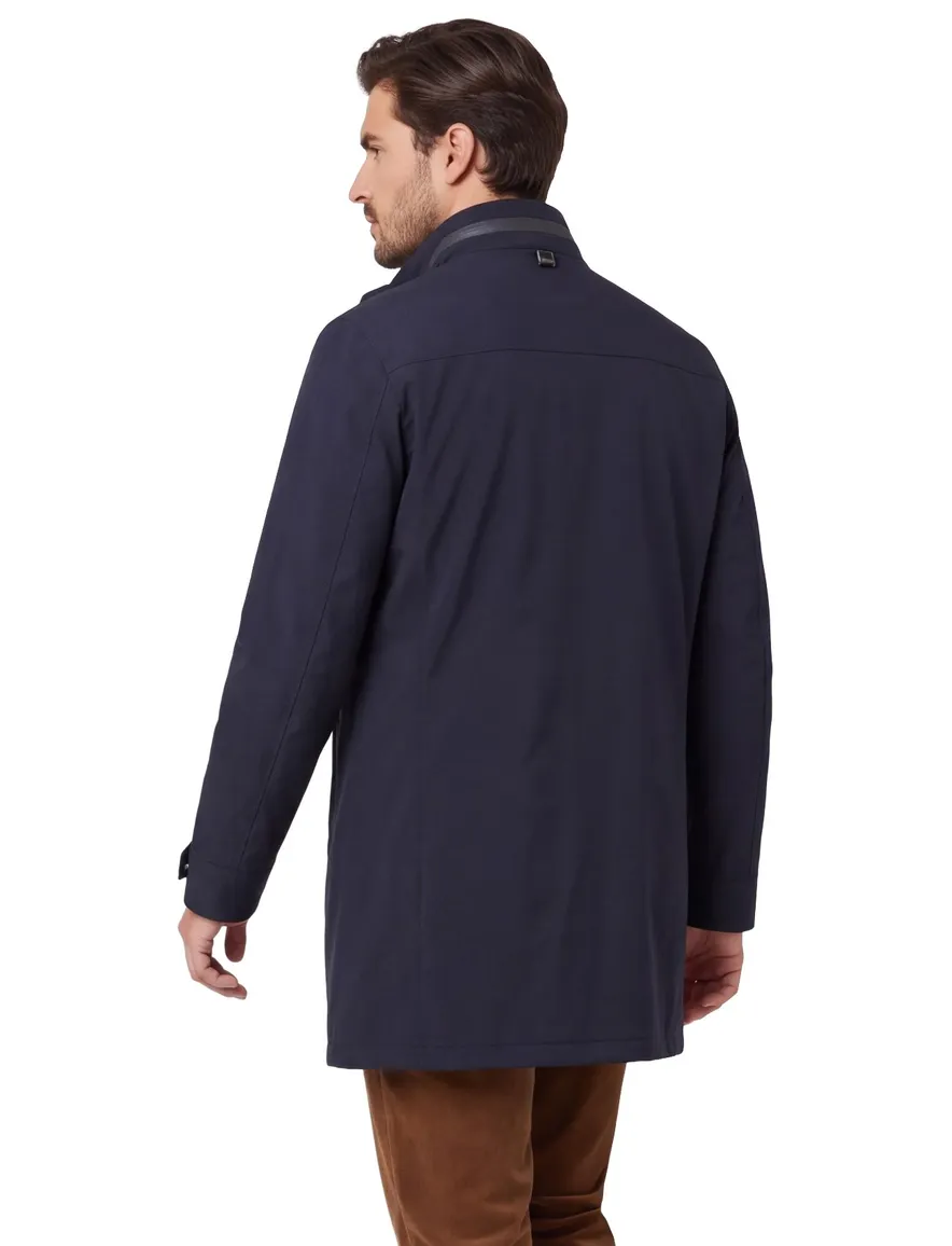 Corneliani winterjas donkerblauw normale fit