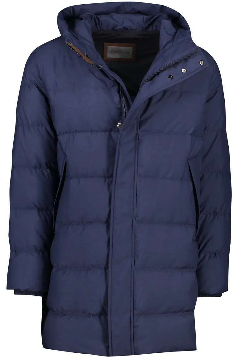 Corneliani jas donkerblauw waterdicht