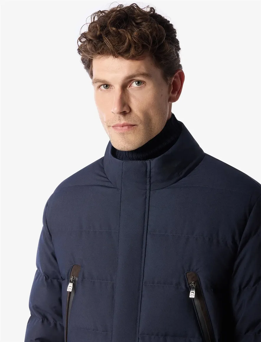 Corneliani jas donkerblauw waterdicht